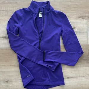 Nike Women's Vibrant Purple Full-Zip Jacket